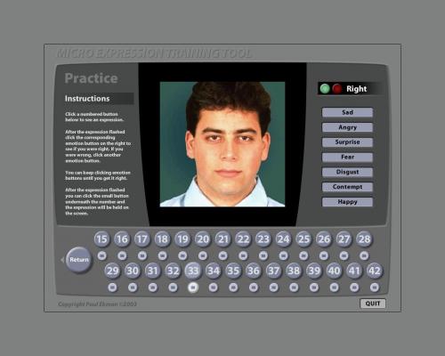 Micro expression Training Tool - METT by Paul Ekman [2003 �., ����������]
