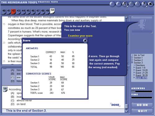 The Heinemann TOEFL - 2 CD для подготовки к экзамену
