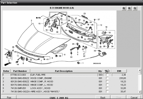 Electronic Parts Cotalogue Honda Europe version 15.00 [2009]
