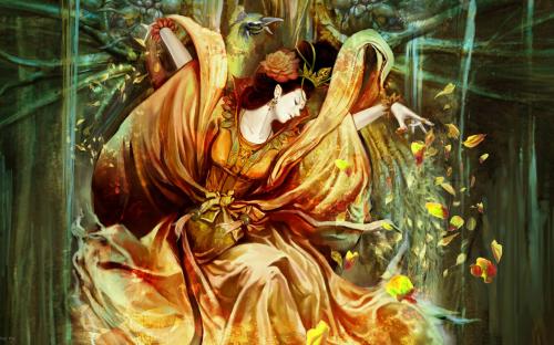 Обои для рабочего стола (Fantasy girl)